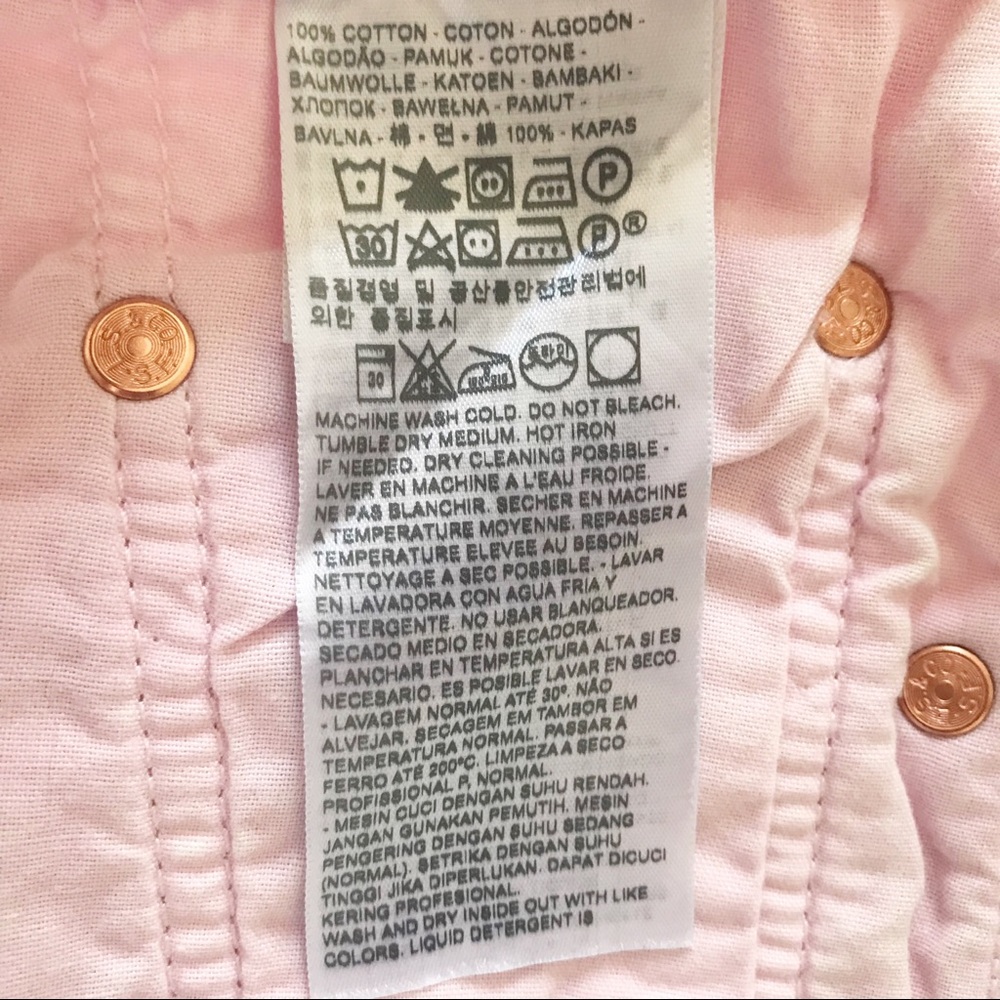 Levi’s Frayed Hem 501 Shorts - Picture 8 of 8